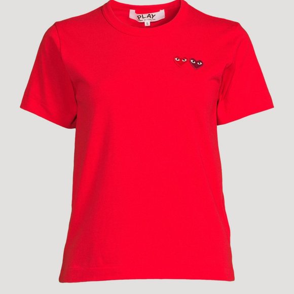 CDG PLAY Red Heart Tee - Picture 1 of 5